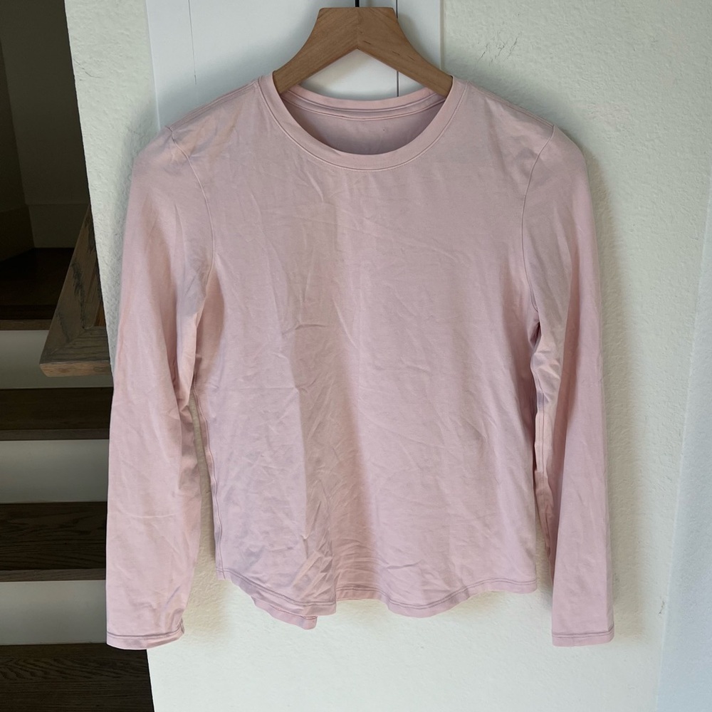 Lululemon Long Sleeve Shirt in Pink